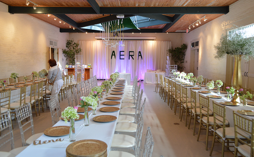 Alonso Building reception setup